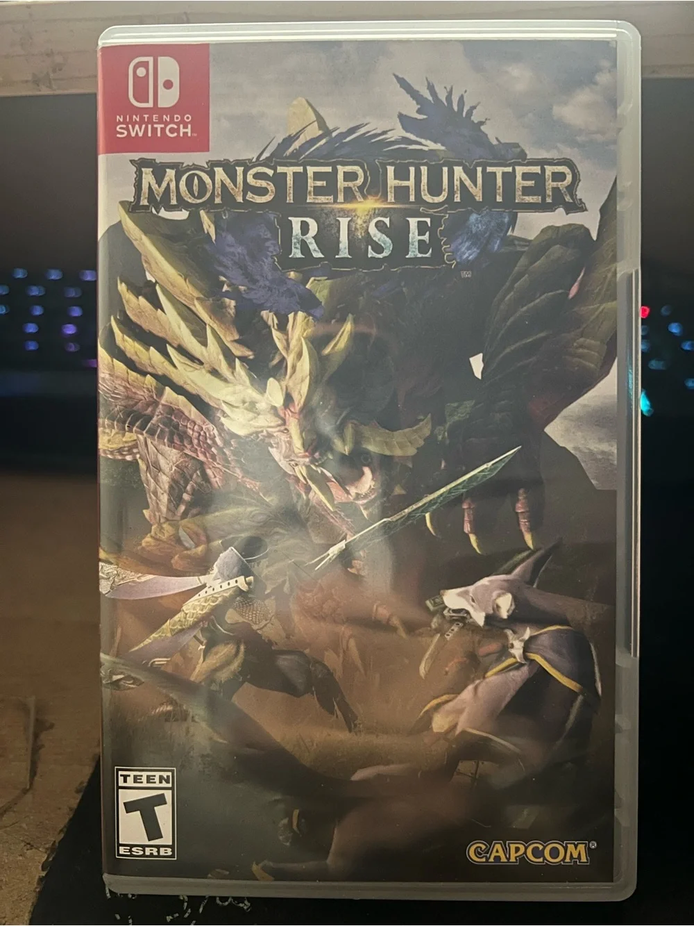 Monster Hunter Rise (Nintendo Switch) - CAPCOM - Black Case